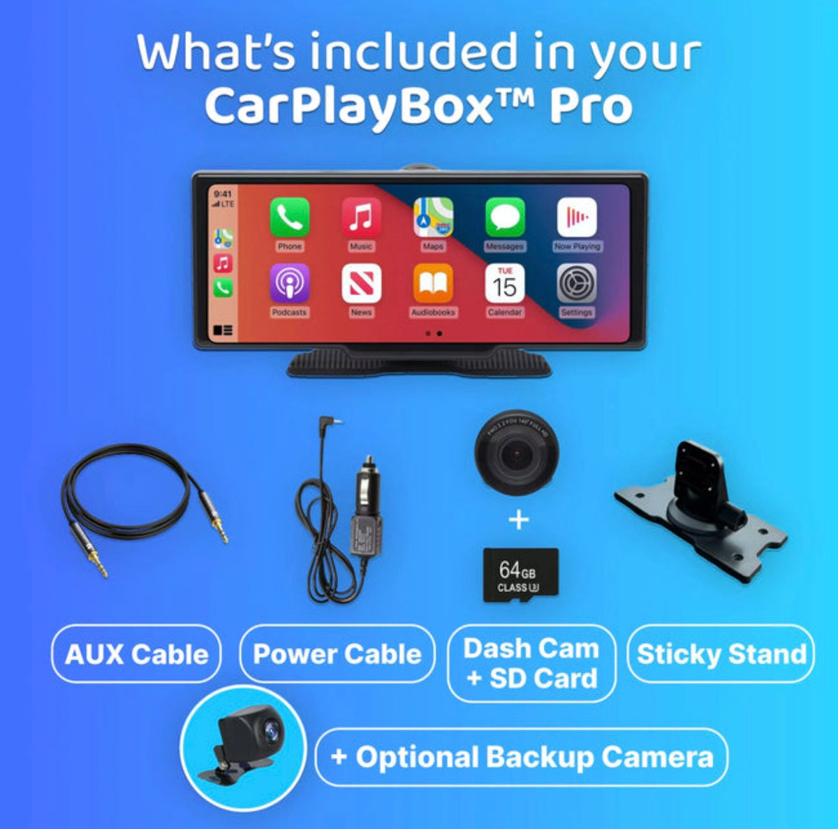 CarPlayBox™ Pro Safety & Entertainment Together! 75% off just for today