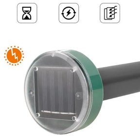 Waterproof solar energy ultrasonic repellent