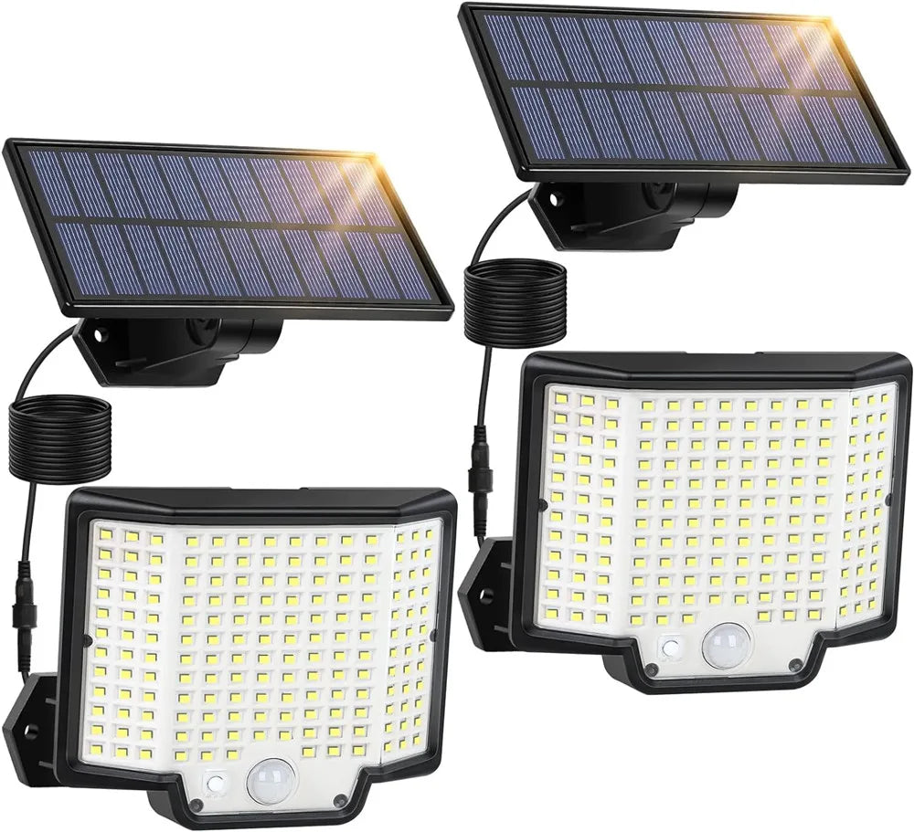 Waterproof LED solar light with motion sensor