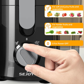 SEJOY Centrifugal Juicer Machine Automatic